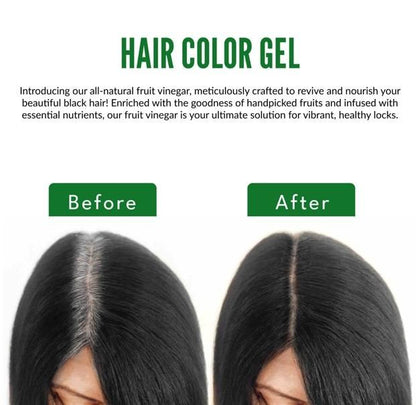 Hair Colour Gel - 100% Gray Hair Coverage 125ML (Pack of 2)